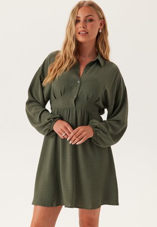 VILA-Visurashil L/S SHIRT DRESS SHI-38