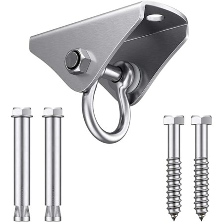 Takkrok, Säckkrok Fitnessupphängning Tak- och Väggkrok för Hängmatta, Fåtölj, Gunga med Belastningskapacitet upp till 340 kg för Betong eller Trä