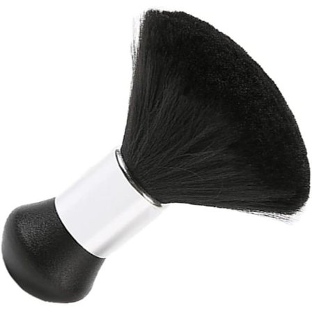 Frisørhalsbørste - Profesjonell svart, ultramyk frisørbørste, halskost, hårbørste for salong, frisør