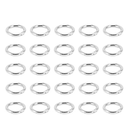 20 st fjäderringlås, eleganta och innovativa DIY-fjäderlås i koppar för halsband, armband, fotlänkar och örhängen, silver