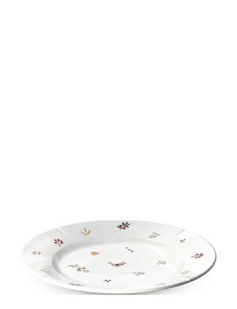Rosendahl | Gc Cottage Tallerken Ø23 Cm Hvid M. Deko | Ø 23 CM