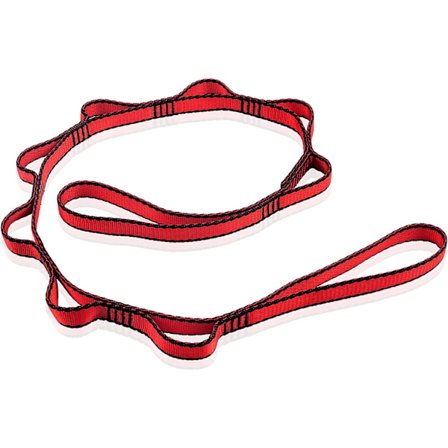 Røde tusenfryd-kjeder, 110 cm yoga-høydeforlengelsesstropp, justerbar