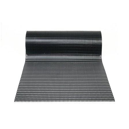 Industrial anti-slip mat CHANNEL, 1000 mm x 10 m, black