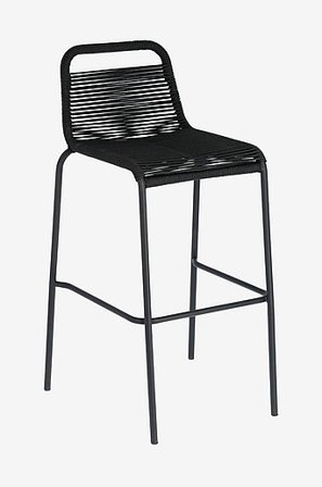 Jotex - Lambton, 4-pack Rostfritt - stål Svart Barstol - Köp Utestolar & utepallar hos Jotex