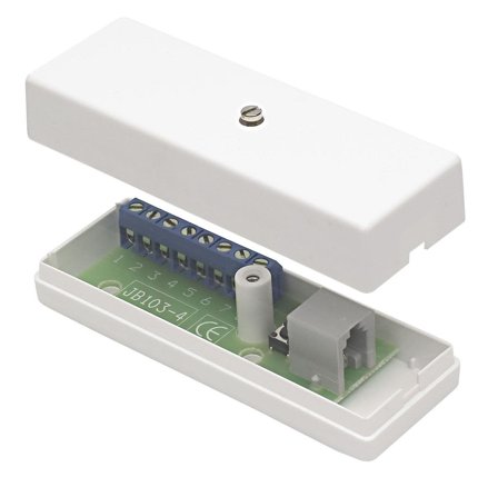 Alarmtech JB 103-4 Koblingsboks med 8 skruesplinter, Alarm & sikkerhet