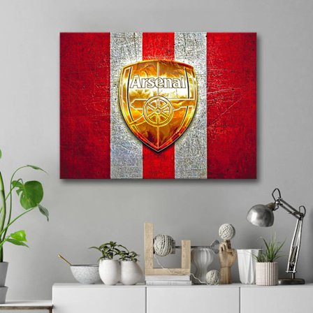 Skylt / Tavla - Arsenal - 59x42 cm - A2 - Väggdekoration flerfärgad