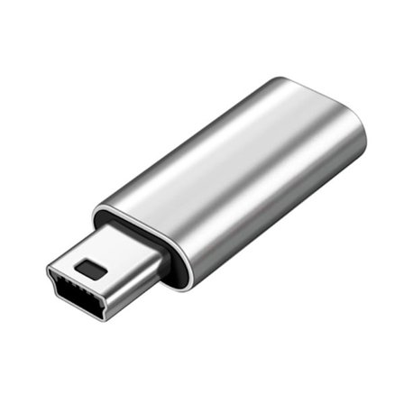 USB Typ C-förlängningsadapter USB C-hona till mini USB hane-omvandlare förlängd