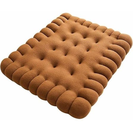 Sød Mock Cookie Pude Rektangulær Sædehynde til Bar Spillerum - Kaffe