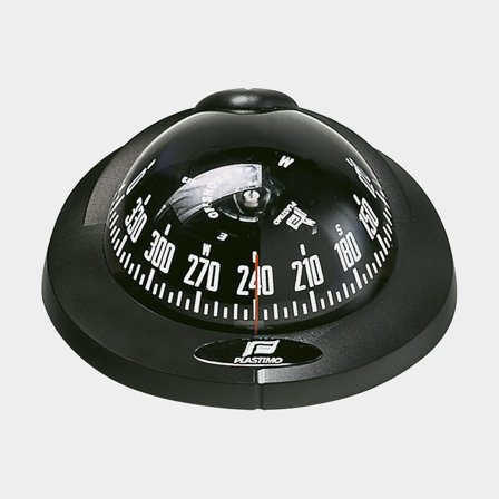 Bussola per barca Plastimo Offshore 75, Ø70mm, montata a paratia, nero