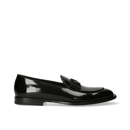 Dolce & Gabbana Instappers , Zwart , Heren , Maat: 43 EU Instappers & Slip ons