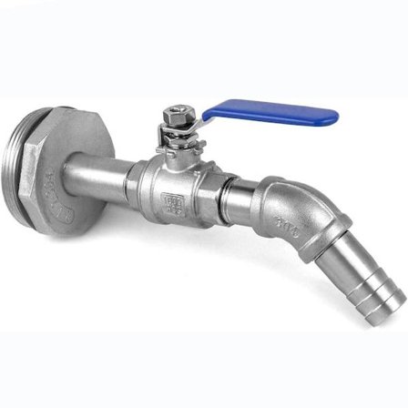 2" rumpuhana Rain Barrel Spigot tynnyrihana