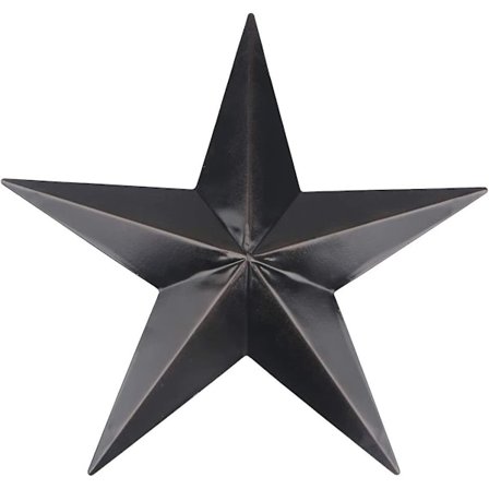 Barn Stars Metallstjerner med slitt effekt, stue, studenthybel, hjemmeinnredning