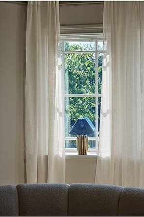 Jotex - Gordijn 2 Lengtes Natuurlijk Wit Natuurlijk wit - MELISSA - Koop Multifunctionele gordijnen bij Jotex