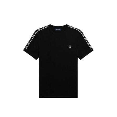 Fred Perry T-Shirts svart, Herr, Herr, Storlek: L