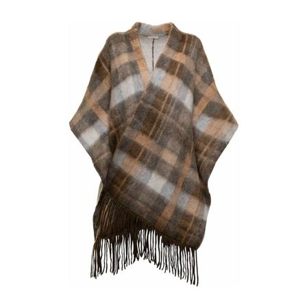 Brunello Cucinelli - Capes Och Ponchos - Beige - Dam - Storlek: S, Dam, Storlek: S