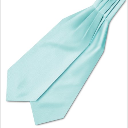 Cravatta a farfalla celeste con motivo gros-grain per uomini - Cravatte ascot/Plastron