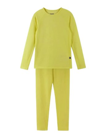 Reima Thermal Base Layer Set, Lani - Yellow - 90