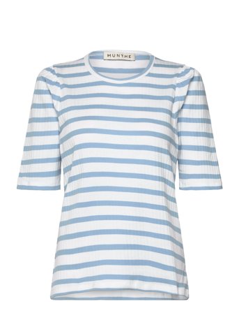 Jikolaz Tops T-shirts & Tops Short-sleeved Blue Munthe