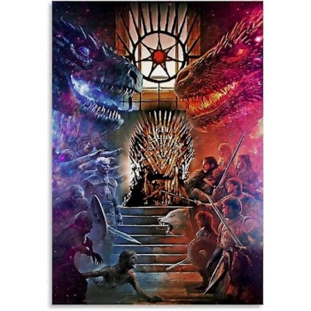 JYSHC Trepuslespill 1000/500/300 Brikker Game Of Thrones Puslespill Pedagogiske Leker For Voksen Bursdagsgave Zf215Ds