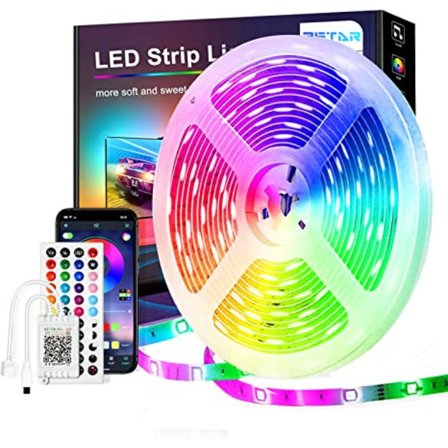 LED-remsa 15 m, PSTAR Bluetooth LED-remsa RGB 24