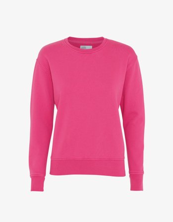 Women Classic Organic Crew - Bubblegum Pink - XL