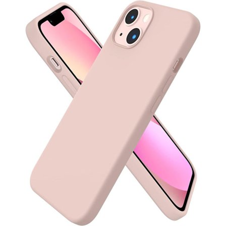 iPhone 13 Cover, Flydende Silikone Cover til 6,1 Tommer iPhone 13, Ultratyndt Cover, Fuld Dækning Stødsikkert Beskyttende Blødt Cover