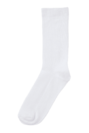 Å WOMAN Tunna ribbade strumpor Sockor Vit 39/41
