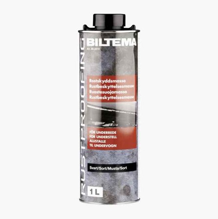 Rostskyddsmassa för underrede svart 1 l - Biltema