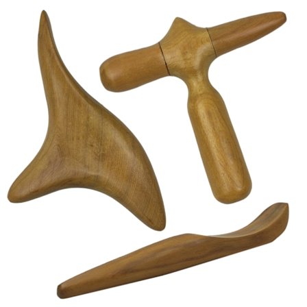 Massageverktyg i Trä - Djup Avkopplingsset i Varierande Former