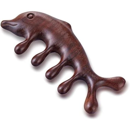 Træmassage, hovedkam af sandeltræ, ingen statisk bred kam