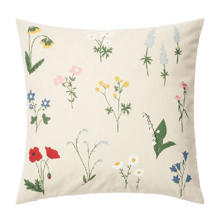 Åhléns Home Kuddfodral SOMMARÄNG 50x50 cm Kuddar Brun ONESIZE