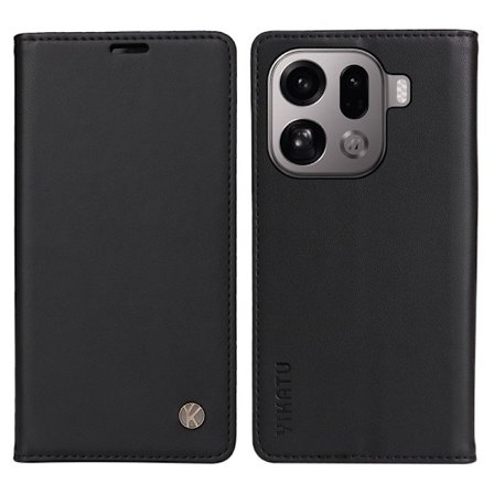YIKATU Oppo Find X9 Pro 5G Plånboksfodral Konstläder - Svart