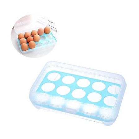 Æggebakke Køleskab Plastik Kylling Æg Opbevaringsboks Æggebakke