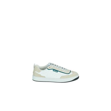 Kenzo, Court 80 low top sneakers with colored piping Wit, Heren, Maat:40 EU