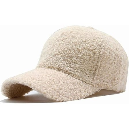 Baseballcaps i fuskepels for menn og kvinner - Sportsluer i fleece varm vinter