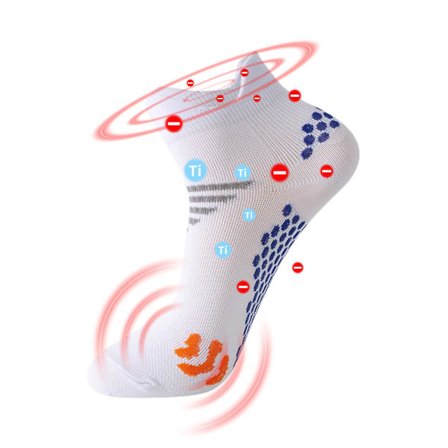 Uppgraderade långt infraröda Titanium Ion Heightening Booster Strumpor