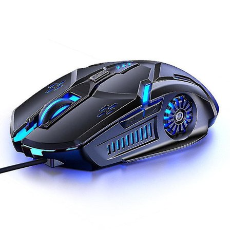 Gaming Mouse Wired Mouse 6D 4-Speed ​​DPI RGB Gaming Mouse för PUBG Computer Laptop Gaming Mouse