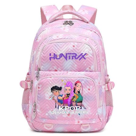 Kpop Demon Hunters Print Rygsæk Studenter Skoletaske Anime Tegneserie Skuldertaske til Børn Teenagere Fans