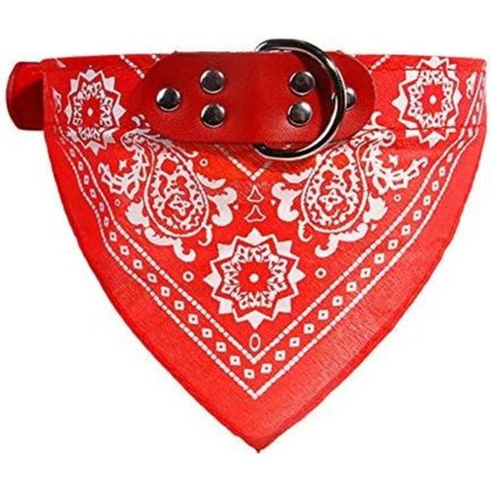 Hundbandana Scarf Triangel Krage Justerbar Paisley Mönster Halsduk