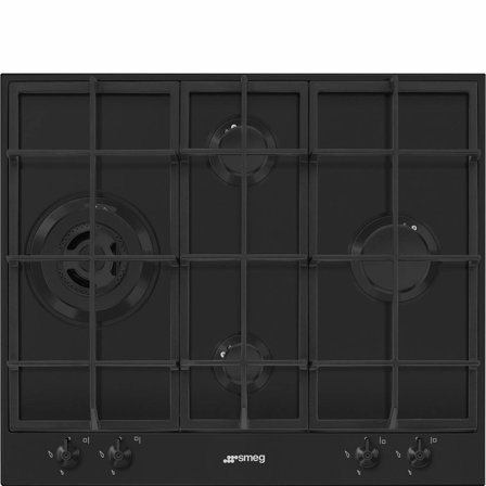 Smeg - Platetopp PX364LMB Svart