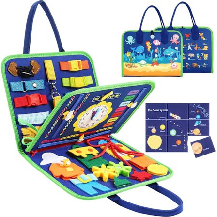 Montessori Legetøj til Småbørn, Uddannelsesmæssig Læringsaktivitet Sansestavle, Udviklende Sansestavle til Finmotorik, Rejselegetøj til Fly Bil