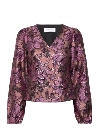 Slfpaula Pink Lavender Ls Top B Pink Selected Femme