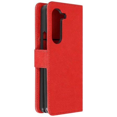 Coque - Chesterfield - Samsung Galaxy Z Fold 5 - Röd - Fodral - Magnetstängning
