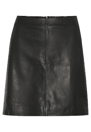 Inwear LestherIW Skirt Premium Kjolar Dam Svart 40