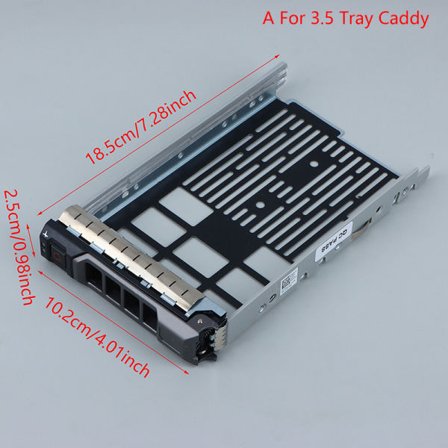 IC 2,5" 3,5" Hot Swap HDD Adapter Caddy Fack för PowerEdge SAS SAT A