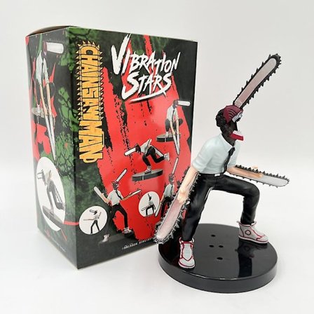 19cm Motorsåg Man Denji Anime Figur Power/denji Action Figur Motorsåg Man Denji Figurine Vuxen Samlarobjekt Modell Docka Leksak Present C