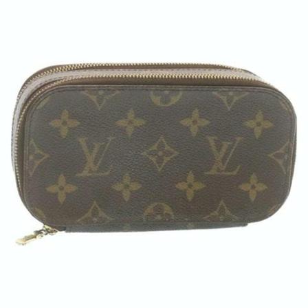 Louis Vuitton Vintage, Pre-owned Trousse Brush PM Bruin, Dames, Maat:ONE Size