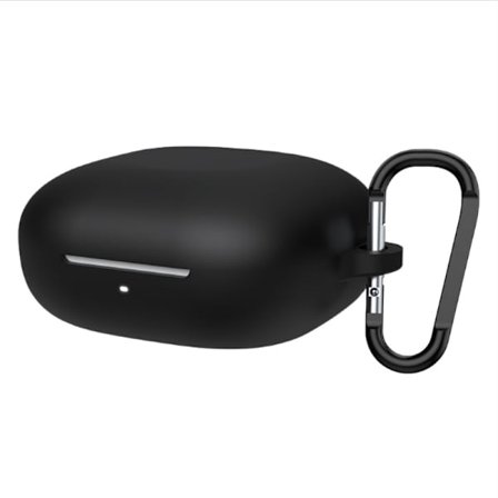 Silikonisuojakotelo yhteensopiva Honor Earbuds X9 Bluetooth -kuulokkeiden kanssa - Iskunkestävä, täysi suoja Black