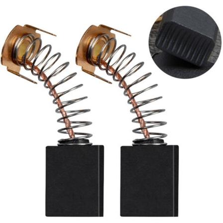 Sett med 10 par motorkullbørster 12 x 8 x 5 mm kompatibel med vinkelslipere