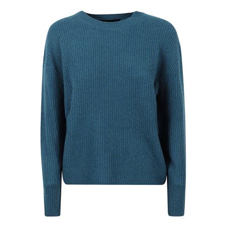 360cashmere - Stickade Tröjor & Koftor - Blå - Dam - Storlek: Xs, Dam, Storlek: XS
